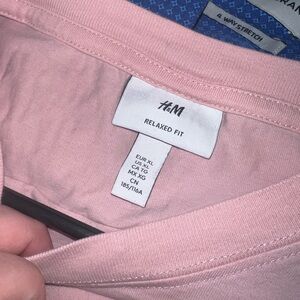 H&M Soft Pink Relaxed Fit Top